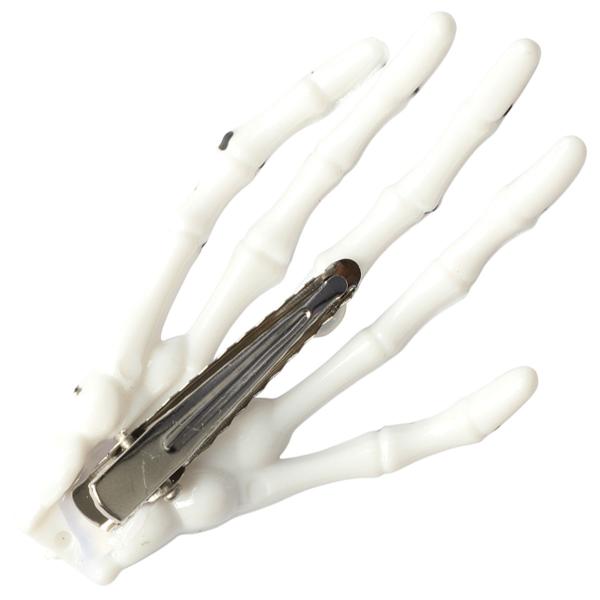 Skeletthand Hårspänne