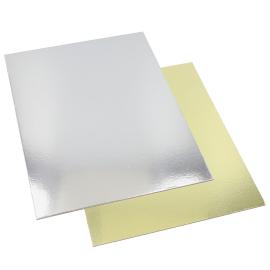 Rektangulära Tårtbrickor Guld/Silver 25-pack