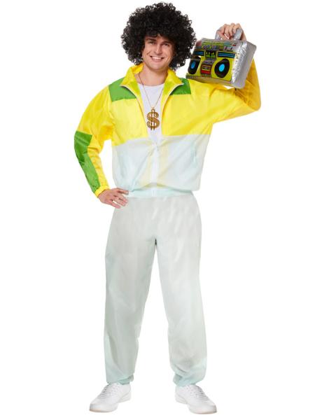 Shell Suit 80-tals Maskeraddräkt