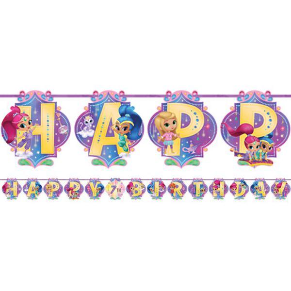 Shimmer and Shine Happy Birthday Girlang