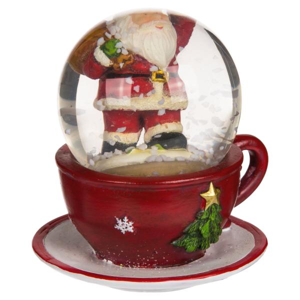 Mini Snöglob med Julfigur i Kopp