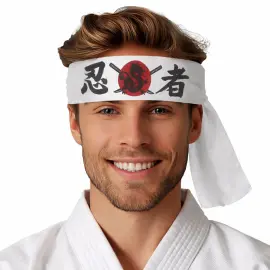 Karate Pannband Vit