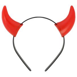 Dj&auml;vulsdiadem R&ouml;d/Svart