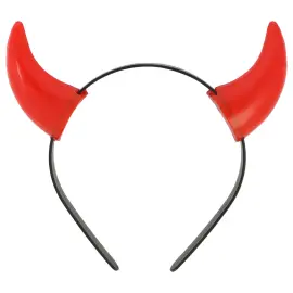 Dj&auml;vulsdiadem R&ouml;d/Svart