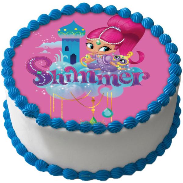 Shimmer och Shine Tårtbild Sockerpasta A