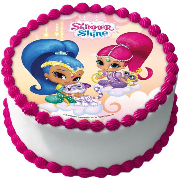 Shimmer och Shine Tårtoblat D