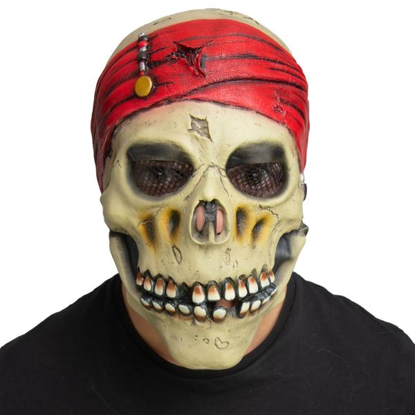 Latexmask Piratskelett