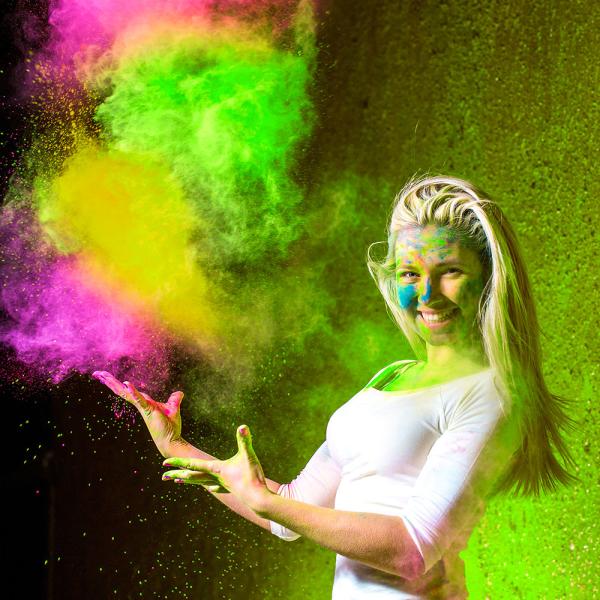 UV Neon Pulver Orange 1 kg