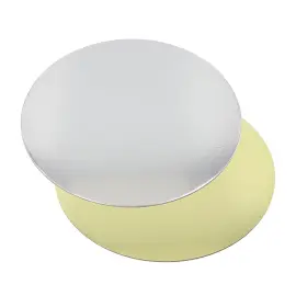 Runda Tårtbrickor Guld/Silver 20 cm 25-pack