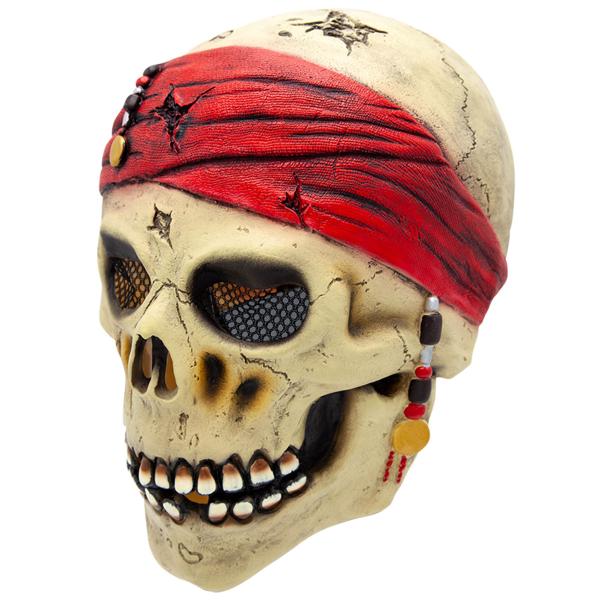 Latexmask Piratskelett