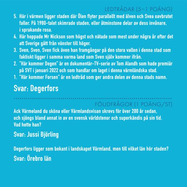 Var Är Vi? Europa - Middagsspel