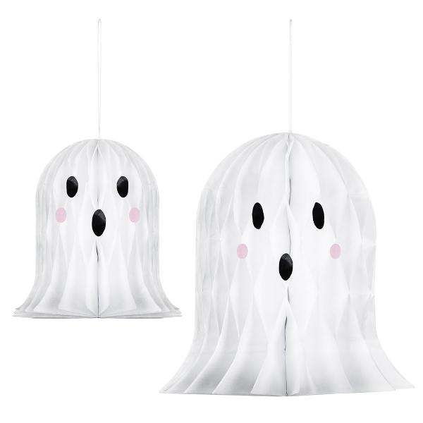 Hängande Honeycomb Spöke 2-pack