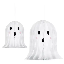 Hängande Honeycomb Spöke 2-pack