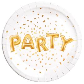 Gold Party Papperstallrikar