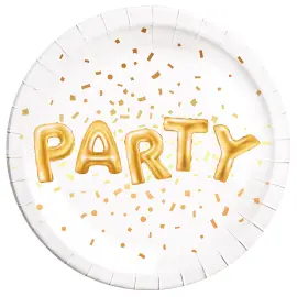 Gold Party Papperstallrikar