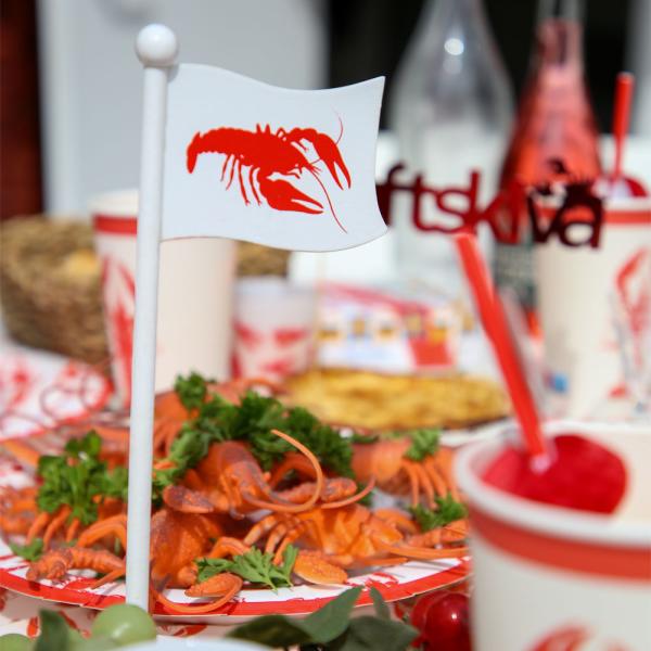 Bordsflagga Crayfish