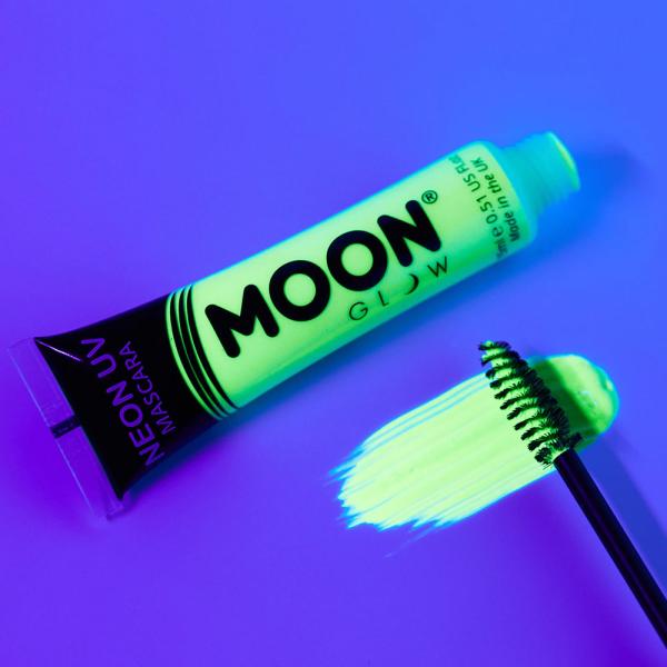 Moon Glow Neon UV Mascara Intensiv Grön