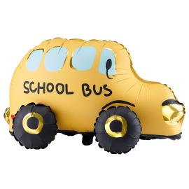 Stående Folieballong Skolbuss