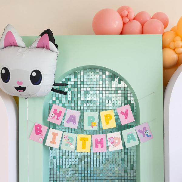 Gabbys Dockskåp Girlang Happy Birthday 180 x 15 cm