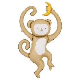 Folieballong Apa med Banan 51 x 88 cm