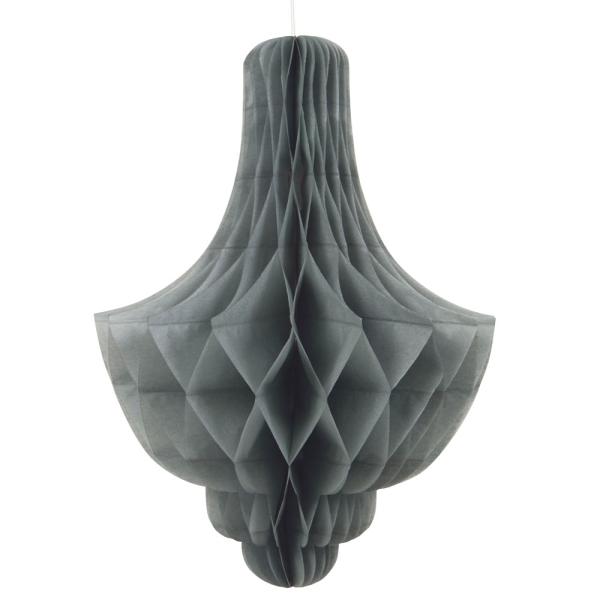 Honeycomb Hängande Dekoration Silver