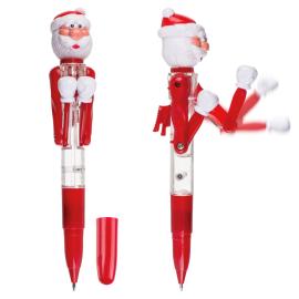 Penna med Boxande Julfigur