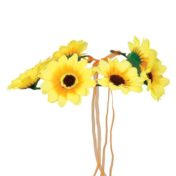 Blomsterkrans med Solrosor