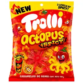 Trolli Octopus Spicy Godisp&aring;se 100 g