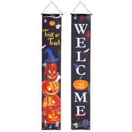 H&auml;ngande Banderoller Pumpor Halloween