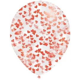 Konfettiballonger Hjärtan