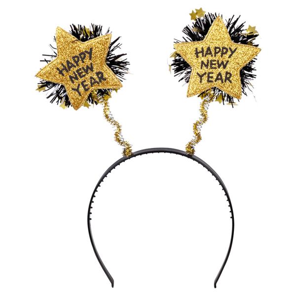 Happy New Year Diadem Stjärnor