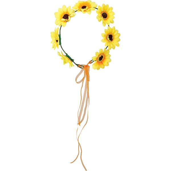 Blomsterkrans med Solrosor