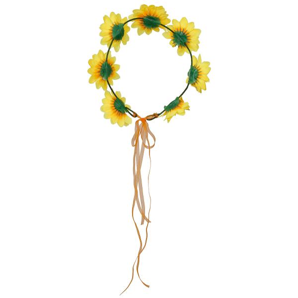 Blomsterkrans med Solrosor