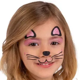 Ansiktsklistermärken Katt