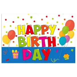 Happy Birthday Party Plastduk