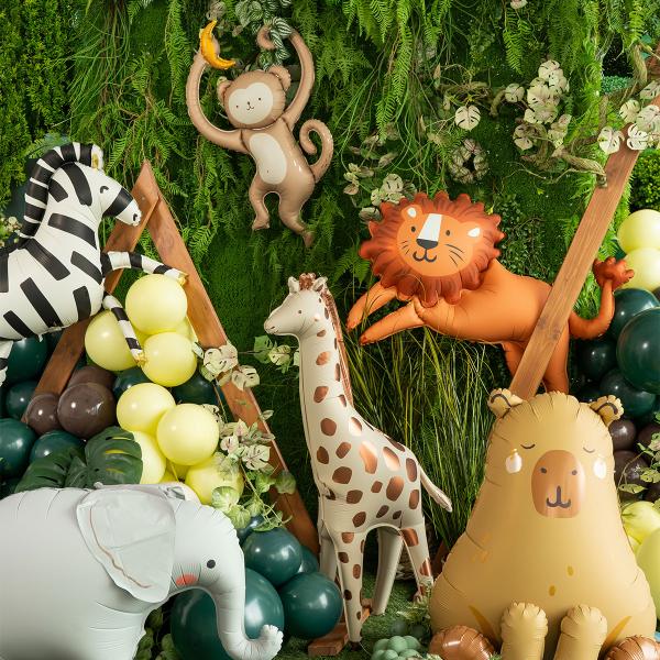 Folieballong Apa med Banan 51 x 88 cm