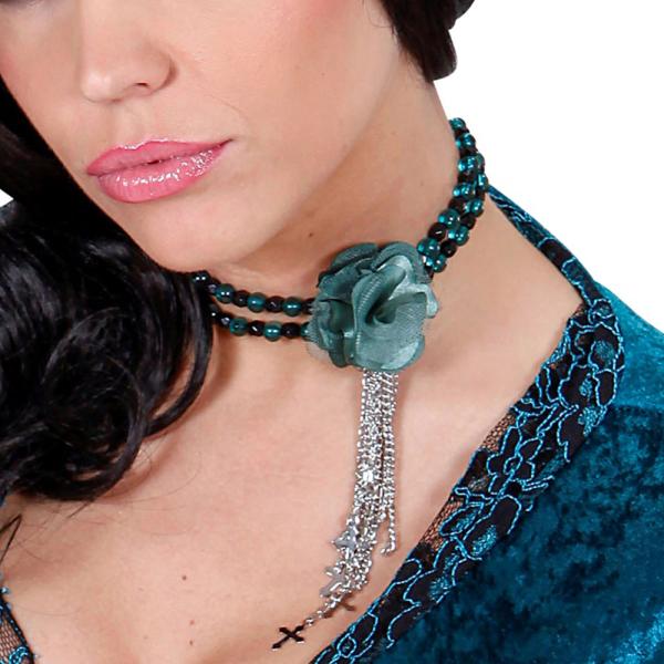 Gothic Choker Grön
