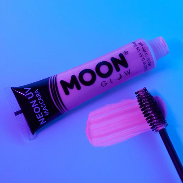 Moon Glow Neon UV Mascara Intensiv Lila