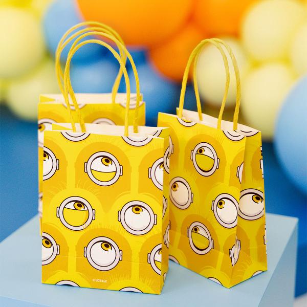 Minions Presentpåsar 12 x 6 x 16 cm 6-pack