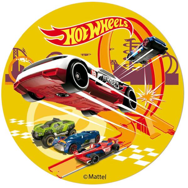 Hot Wheels Tårtbild A