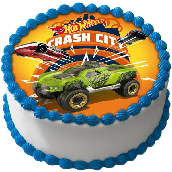 Hot Wheels Tårtbild B