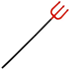 Dj&auml;vulsgaffel Svart/R&ouml;d