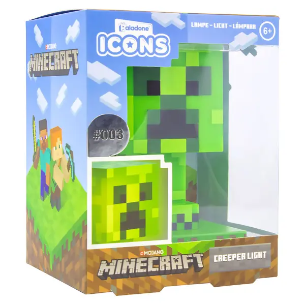 Minecraft Creeper Lampa