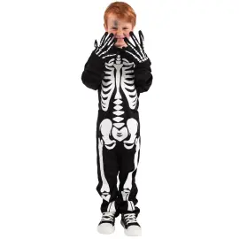 Little Skeleton Maskeraddräkt Barn 116-128 cm