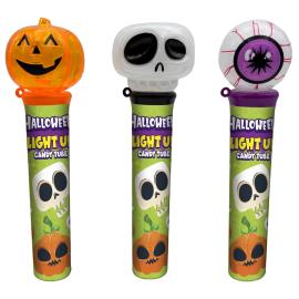 Jordgubbsgodis i R&ouml;r med Ljus Halloween