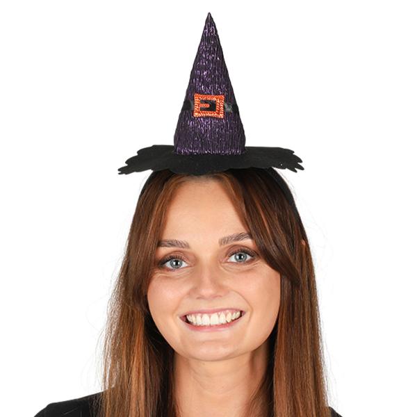 Diadem med Häxhatt Lila