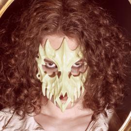 Dödskalle Självlysande Mask
