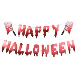 Girlang Happy Halloween med K&ouml;ttyxor R&ouml;d