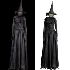 Halloweendekoration H&auml;xa med Ljus