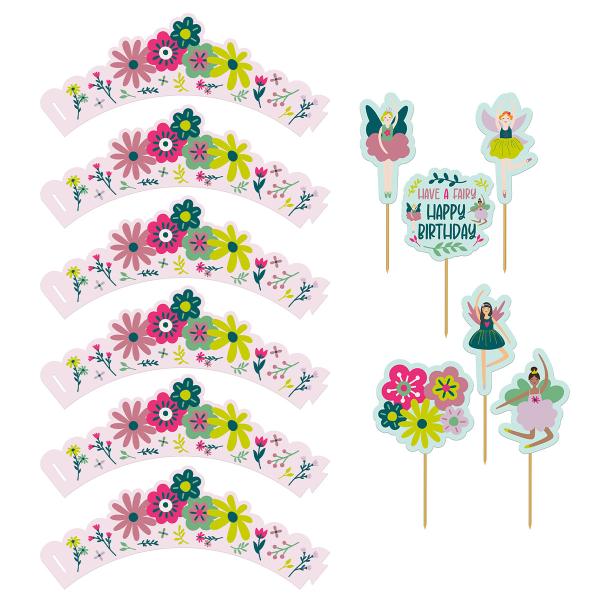 Cupcake Set Fabulous Fairy 12-pack